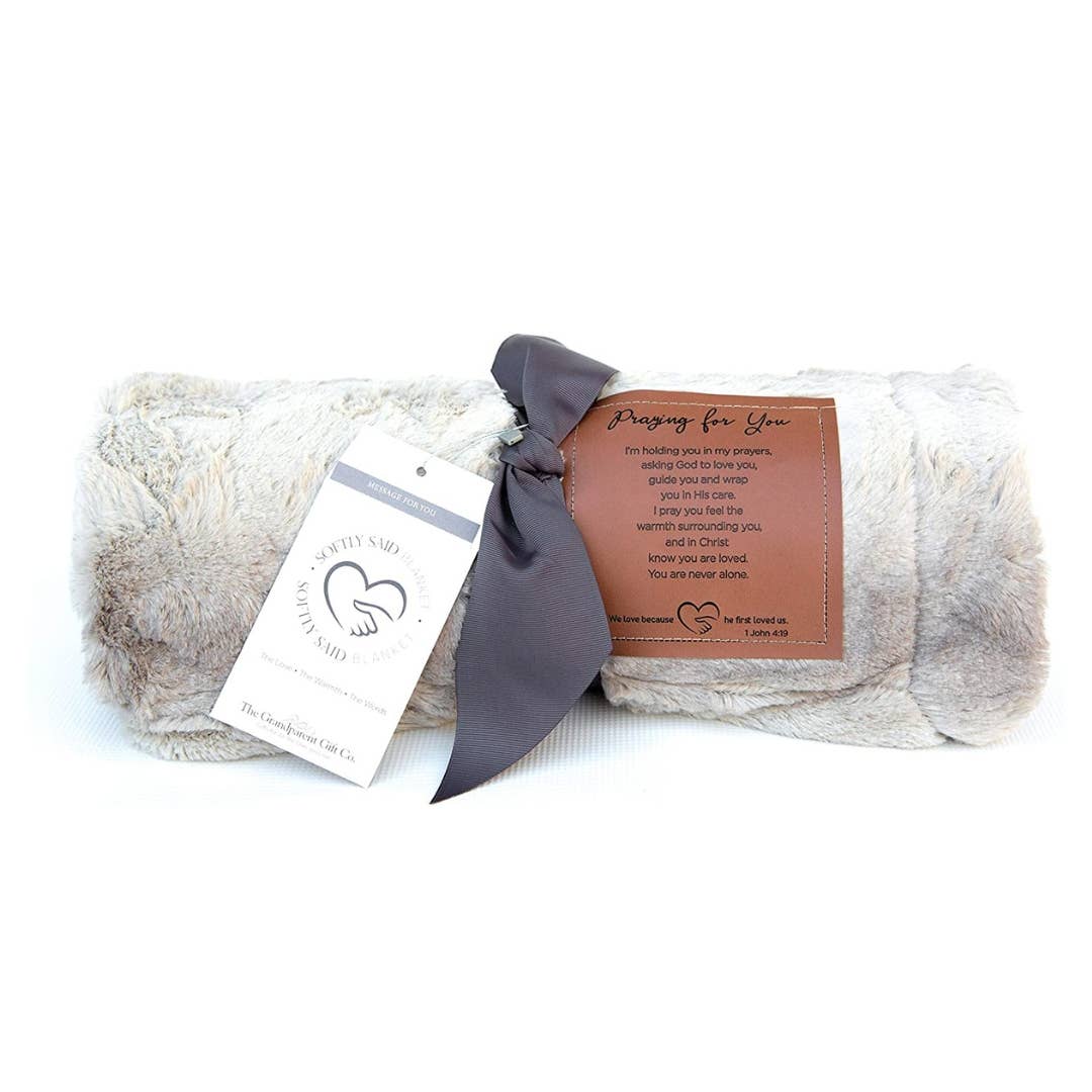 Softly Said Blanket Praying For You Inspirational Gift 8021