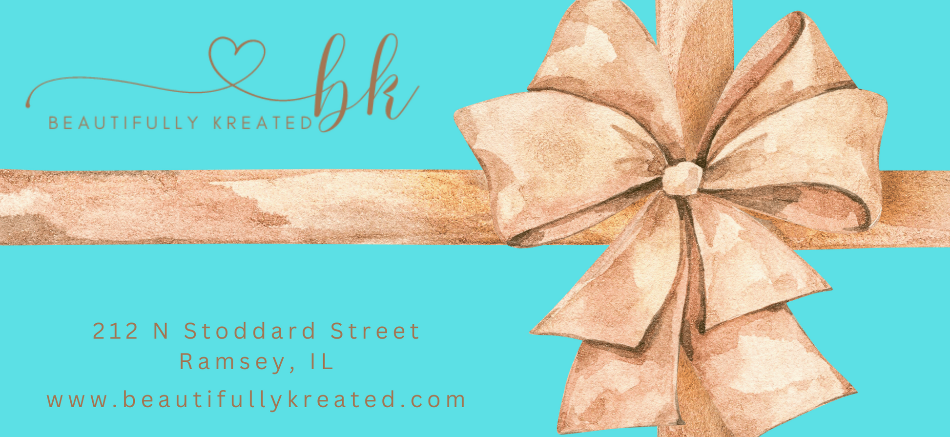 Beautifully Kreated Gift Card