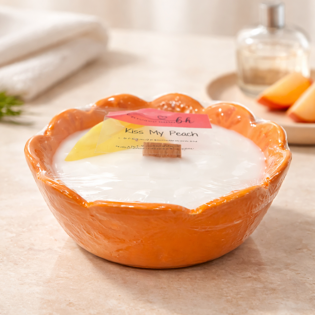 5oz Kiss My Peach Orange Flower