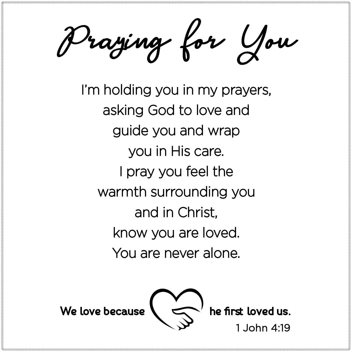 Softly Said Blanket Praying For You Inspirational Gift 8021