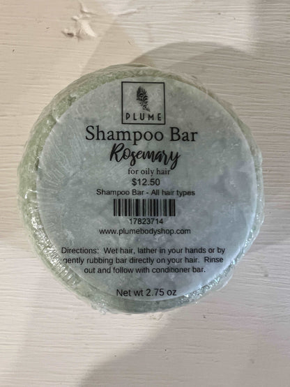 Plume- shampoo bar