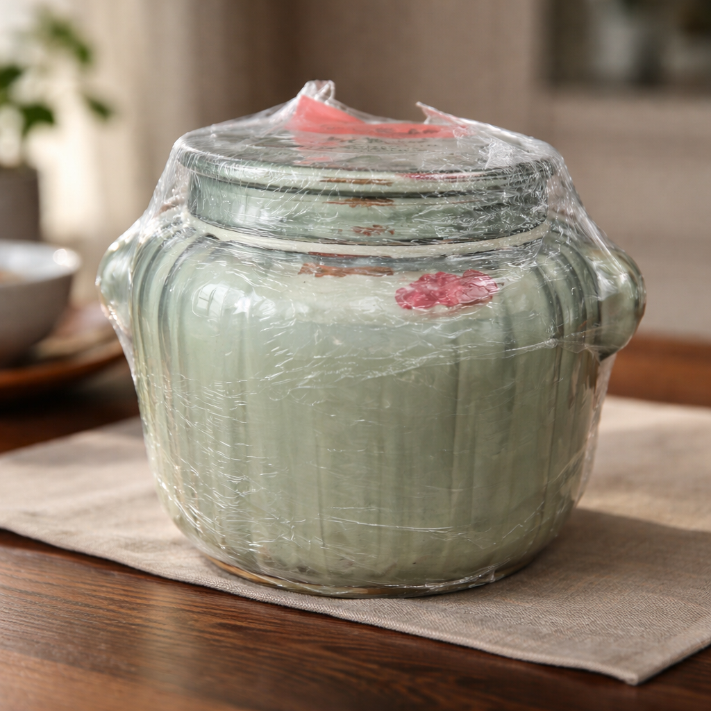 18oz Pink Pucker Blue Vase