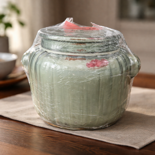 18oz Pink Pucker Blue Vase