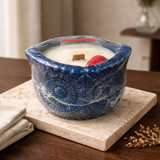 18oz Strawberry Crumble Blue Owl