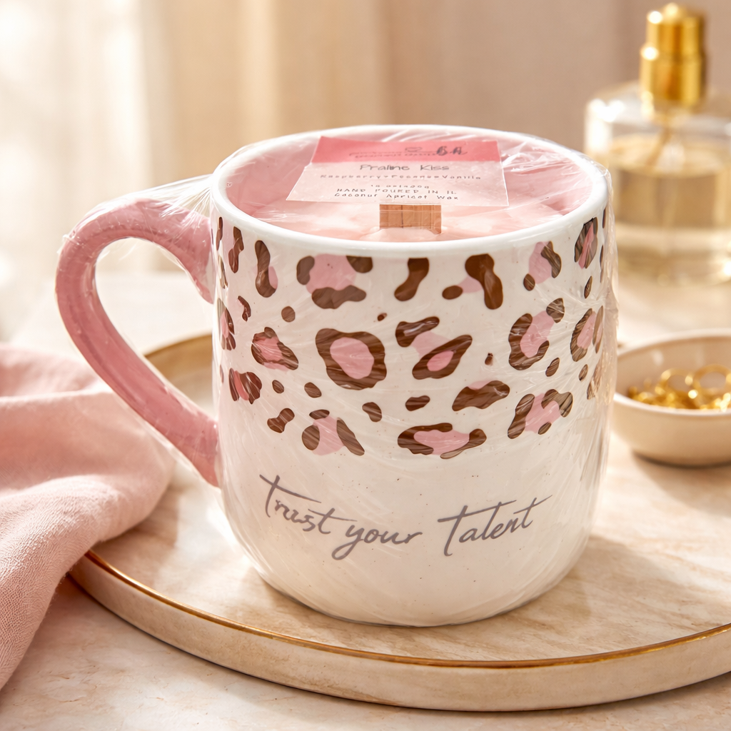 15oz Praline Kiss Leopard