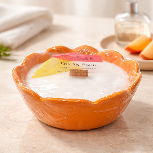 5oz Kiss My Peach Orange Flower