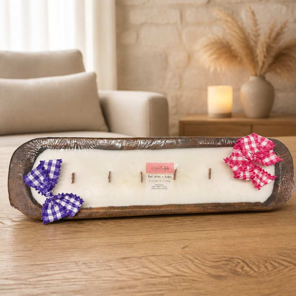 Baguette Dough Bowl Candle