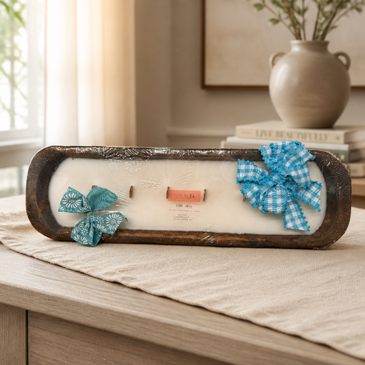 Baguette Dough Bowl Candle