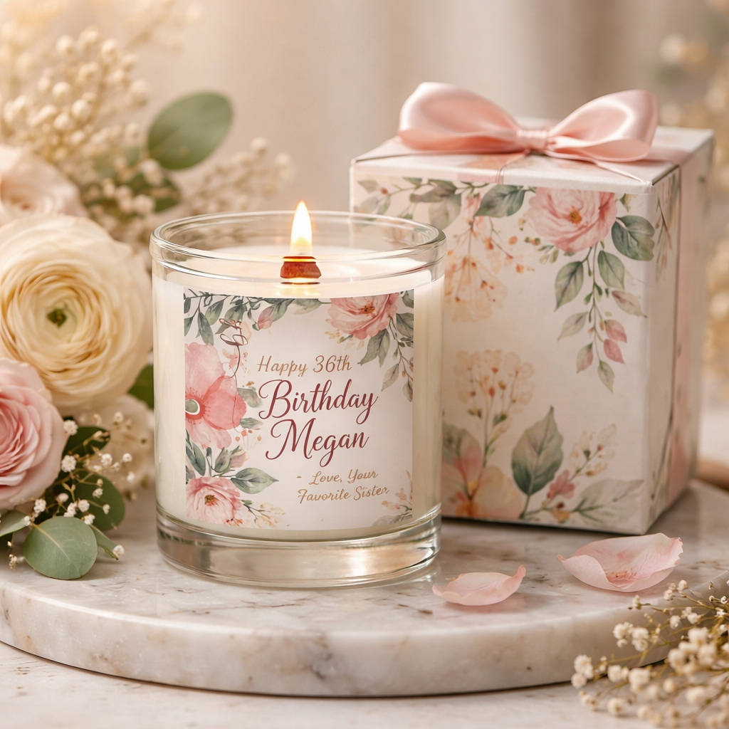 Custom Label for 10oz Candle