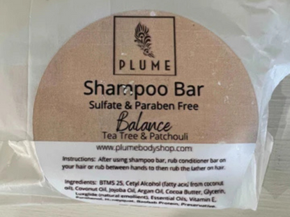 Plume- shampoo bar