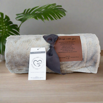 Softly Said Sympathy Blanket: Always With You Sentiment 8023