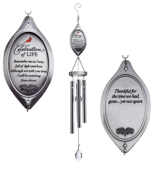 Celebration Of Life Memorial Windchime Gift Boxed 6360